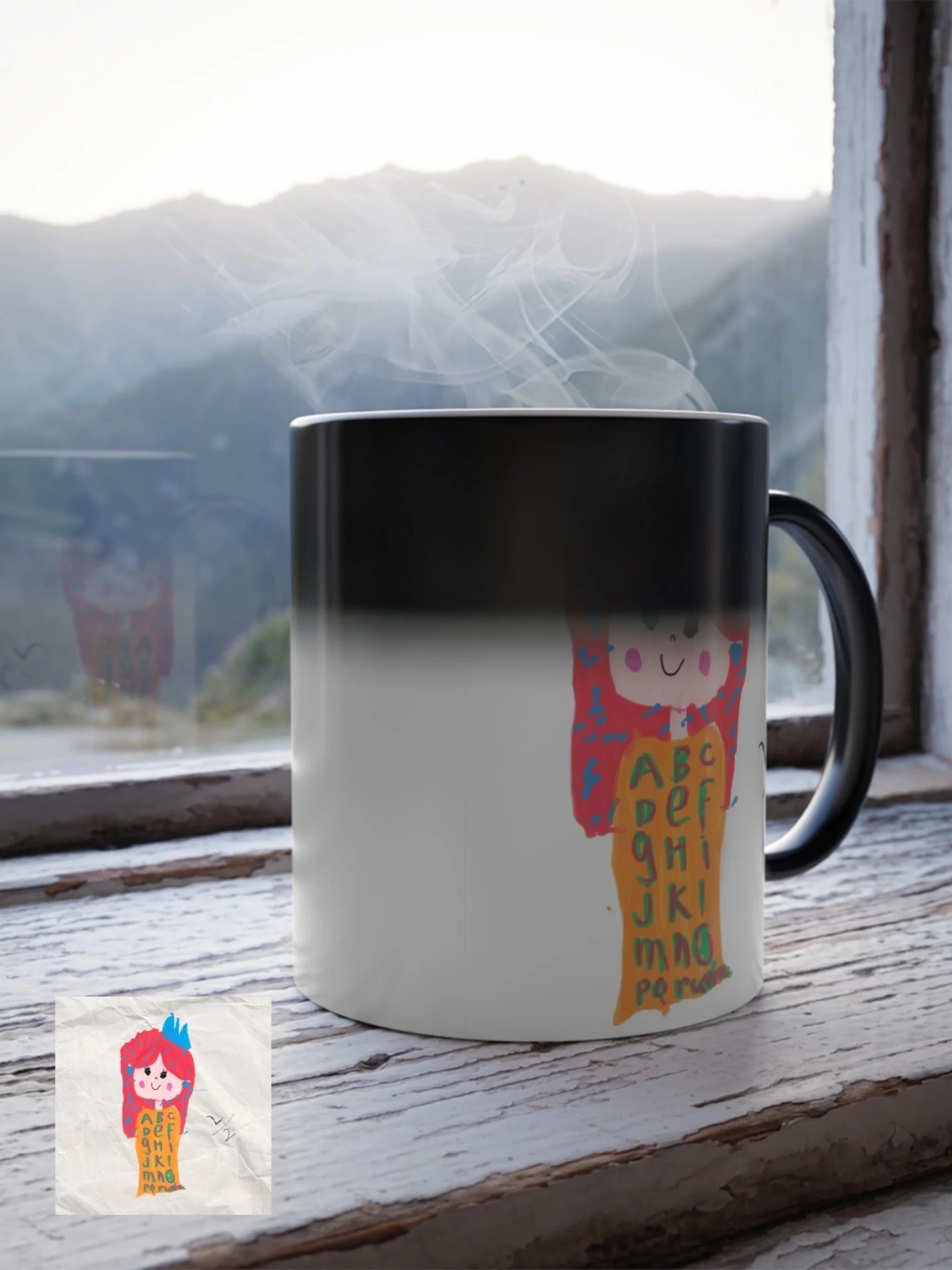 custom morphing mug