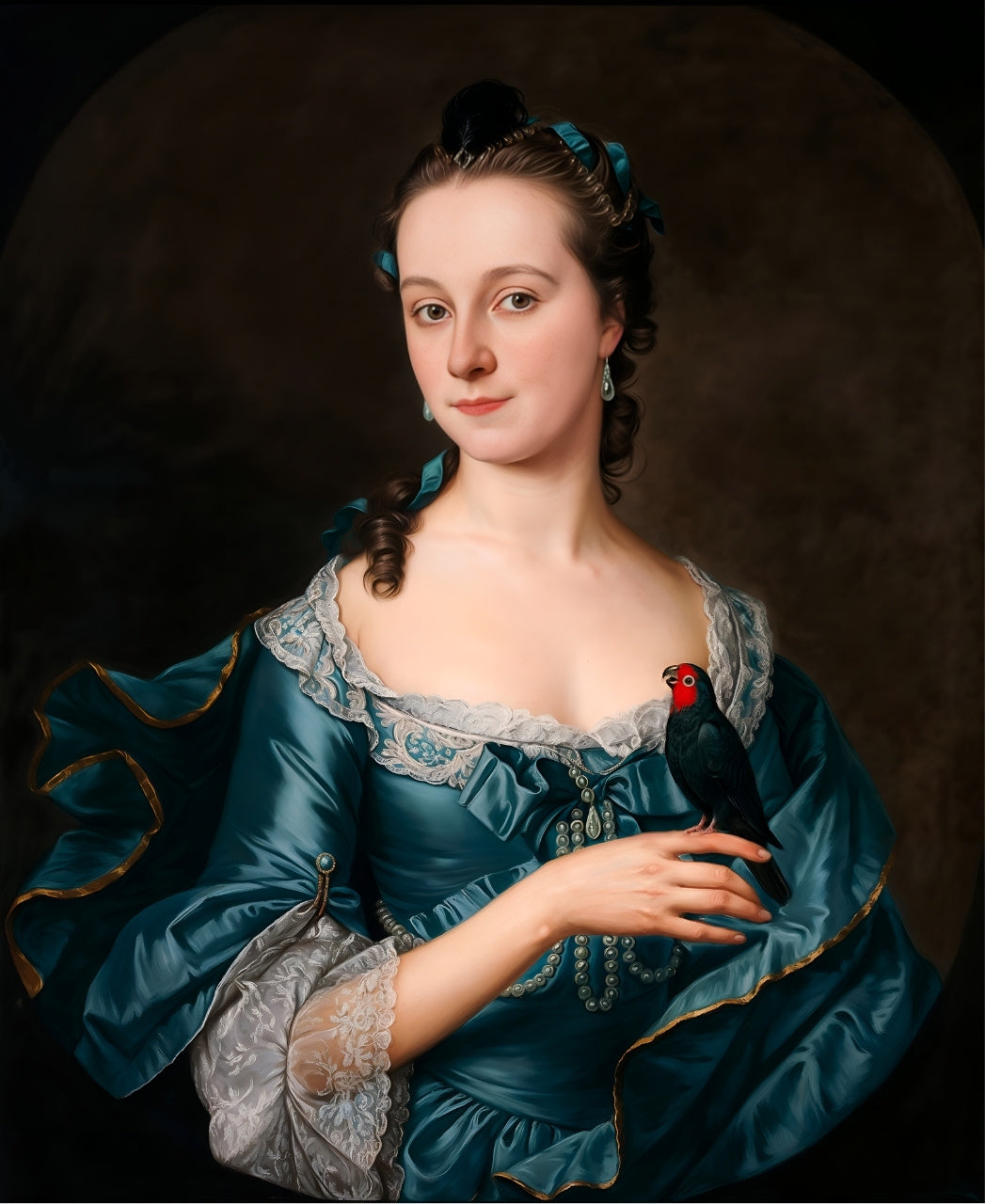 Portrait of a Lady, Said to Be the Wife of Sir Robert Travers (1762)